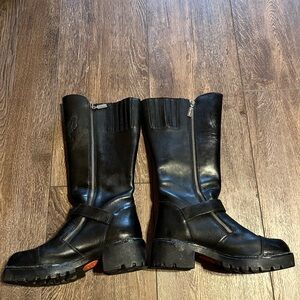 Harley Davidson Leather Boots Size 8 Women’s